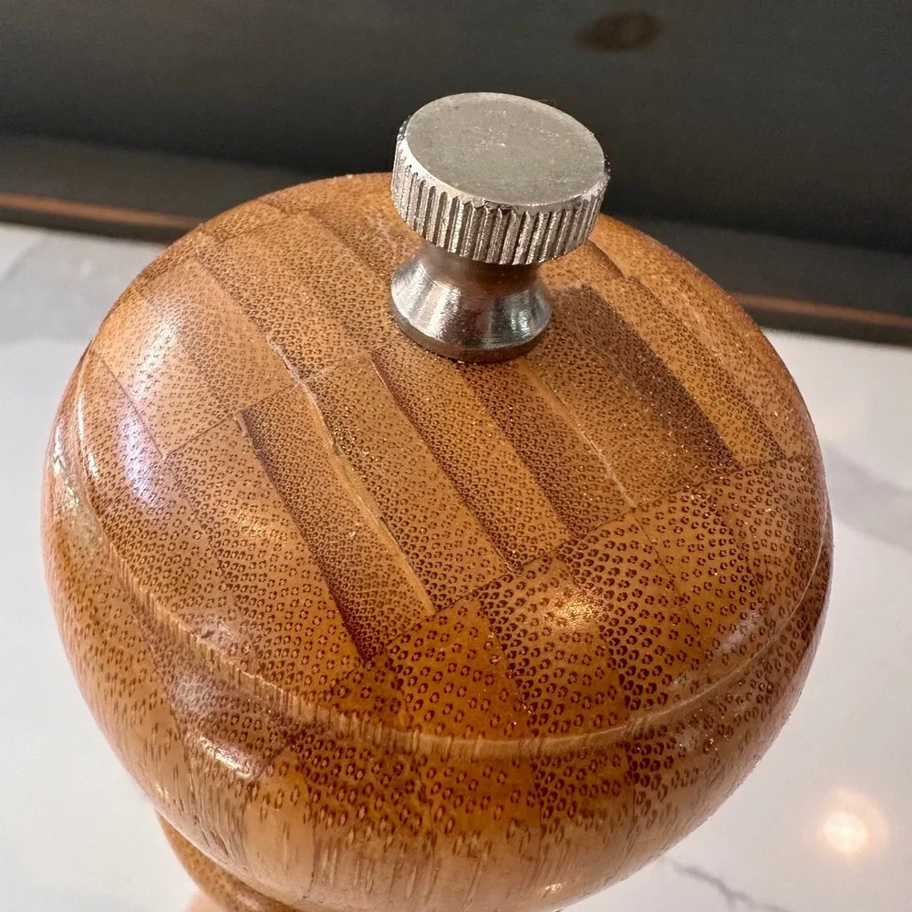 William Bounds Bamboo Wood Pepper Mill Grinder 12.5 Inch Made in USA